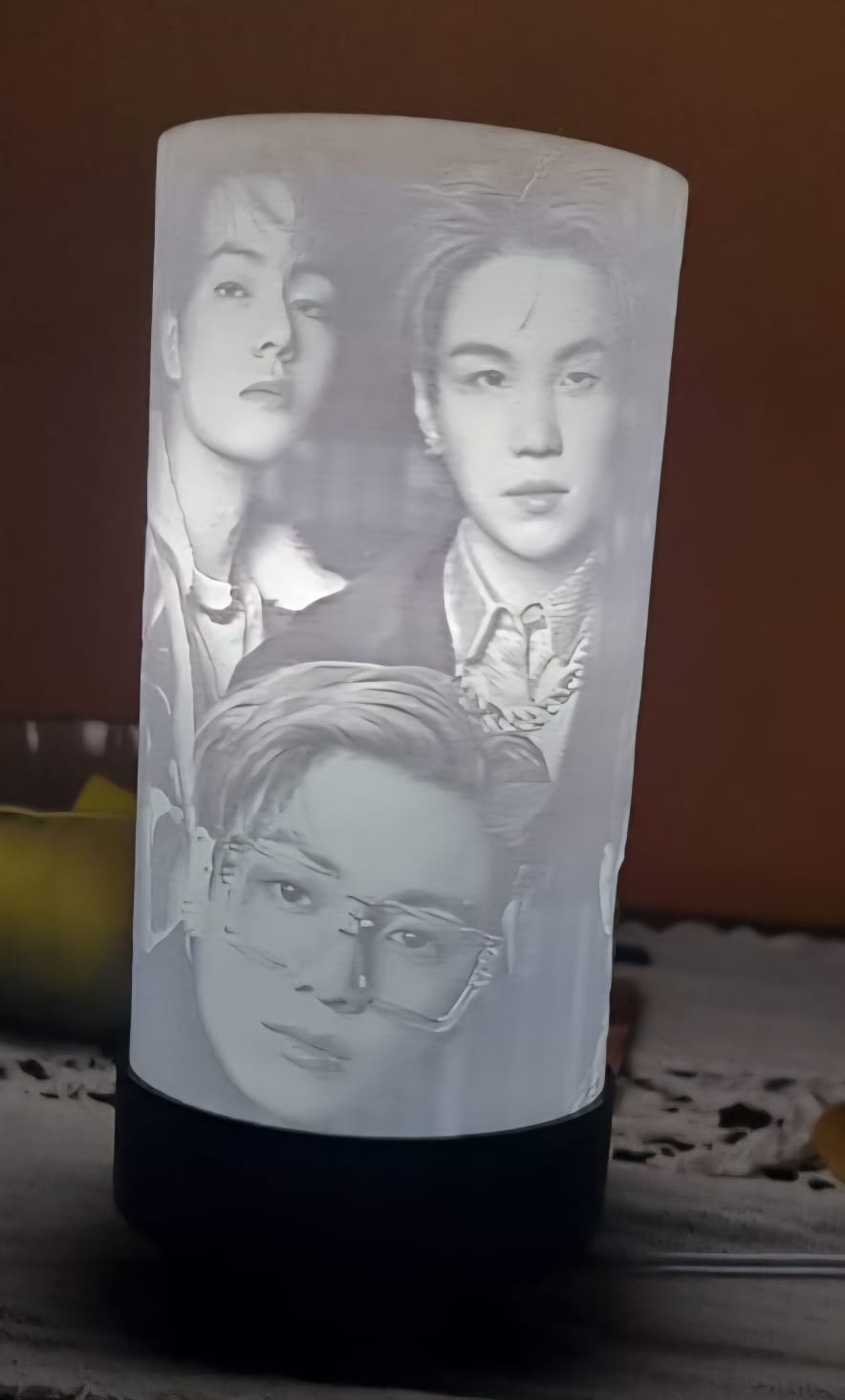 Lámpara de litofana