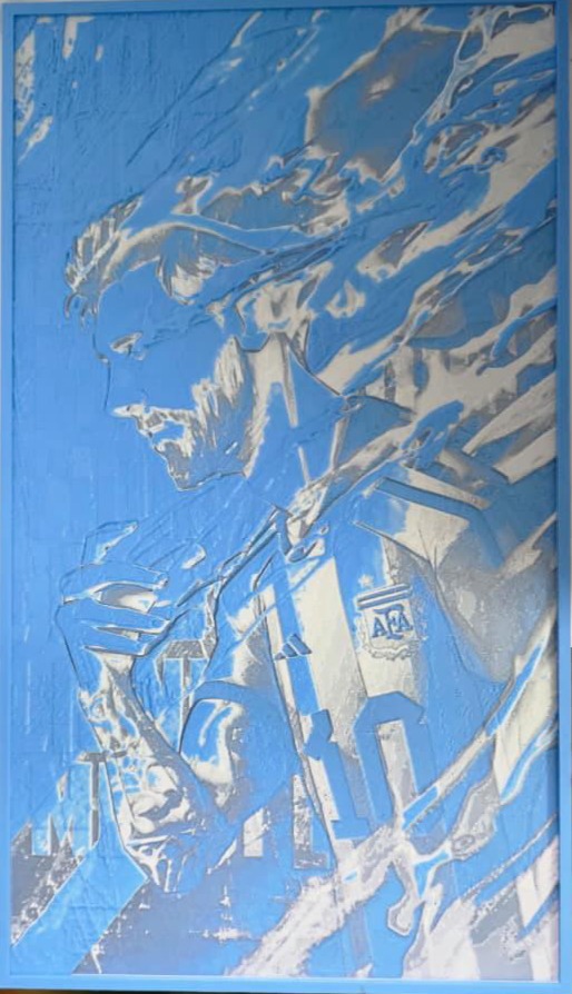 Cuadro 3D en relieve